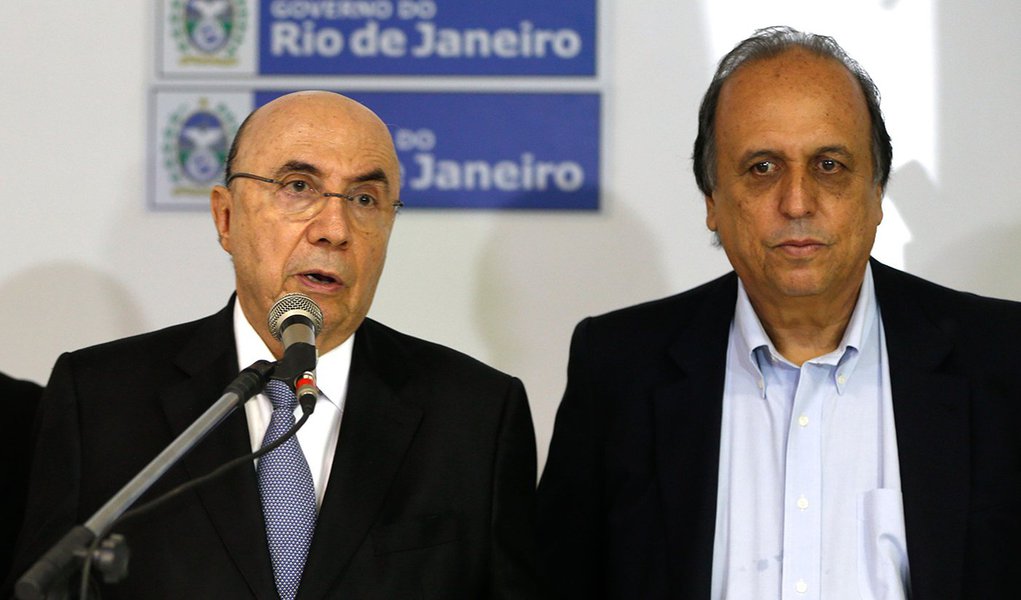 Rio de Janeiro - O ministro da Fazenda, Henrique Meirelles, durante apresentação do Plano de Recuperação Fiscal do Estado do Rio de Janeiro no Palácio Guanabara (Tânia Rêgo/Agência Brasil) (Foto: Aquiles Lins) Rio de Janeiro - O ministro da Fazenda, Henrique Meirelles, durante apresentação do Plano de Recuperação Fiscal do Estado do Rio de Janeiro no Palácio Guanabara (Tânia Rêgo/Agência Brasil)