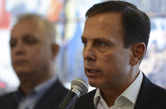 São Paulo - O prefeito eleito João Dória fala sobre a Operação Chuvas de Verão, no Centro Integrado de Comando e Controle (CICC), região central (Rovena Rosa/Agência Brasil) (Foto: Luiz Henrique Dias) São Paulo - O prefeito eleito João Dória fala sobre a Operação Chuvas de Verão, no Centro Integrado de Comando e Controle (CICC), região central (Rovena Rosa/Agência Brasil)