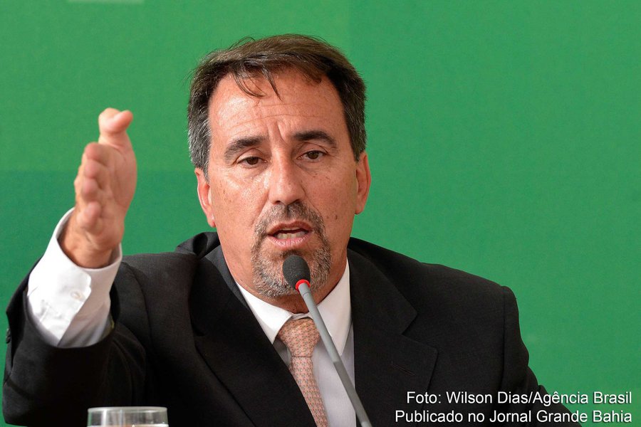 O ministro da Integração Nacional, Gilberto Magalhães Occhi, durante coletiva de imprensa, no Palácio do Planalto (Wilson Dias/Agência Brasil) (Foto: Leonardo Lucena) O ministro da Integração Nacional, Gilberto Magalhães Occhi, durante coletiva de imprensa, no Palácio do Planalto (Wilson Dias/Agência Brasil)