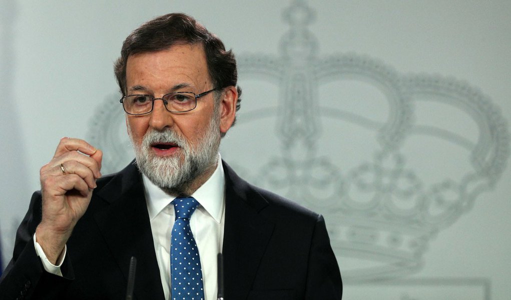 Primeiro-ministro espanhol, Mariano Rajoy, durante coletiva de imprensa em Madri 22/12/2017 REUTERS/Sergio Perez (Foto: Paulo Emílio) Primeiro-ministro espanhol, Mariano Rajoy, durante coletiva de imprensa em Madri 22/12/2017 REUTERS/Sergio Perez