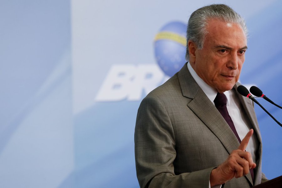 (Brasília - DF, 13/02/2017) Pronunciamento à imprensa do Presidente Michel Temer. Foto: Beto Barata/PR (Foto: Romulo Faro) (Brasília - DF, 13/02/2017) Pronunciamento à imprensa do Presidente Michel Temer. Foto: Beto Barata/PR