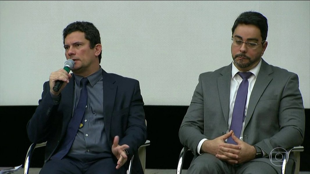 Sérgio Moro e Marcelo Bretas (Foto: Luiz Henrique Dias) Sérgio Moro e Marcelo Bretas