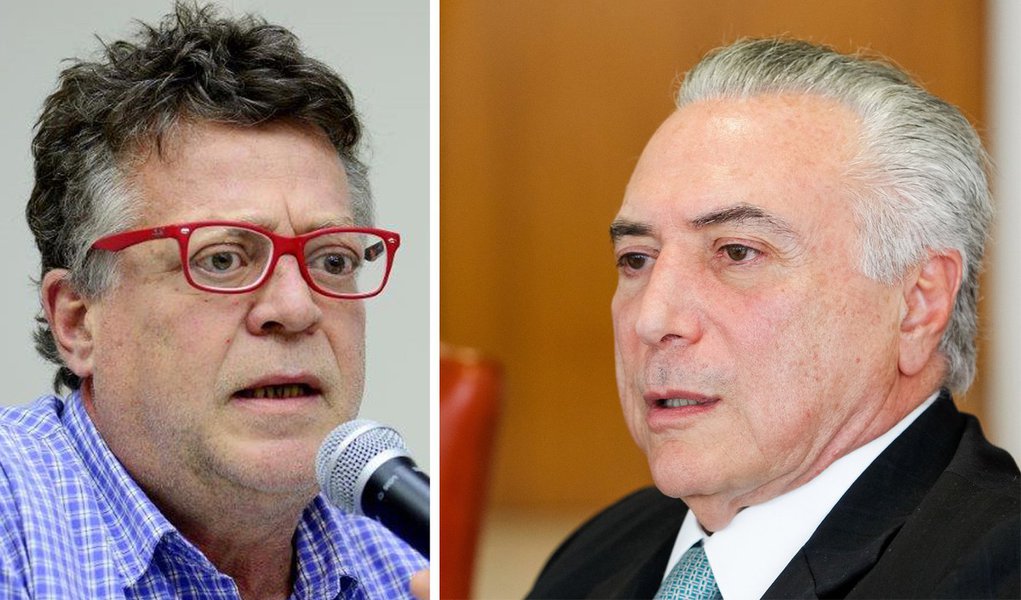 Eduardo Fagnani, professor do Instituto de Economia da Unicamp, e Michel Temer
(Foto: Paulo Emílio) Eduardo Fagnani, professor do Instituto de Economia da Unicamp, e Michel Temer