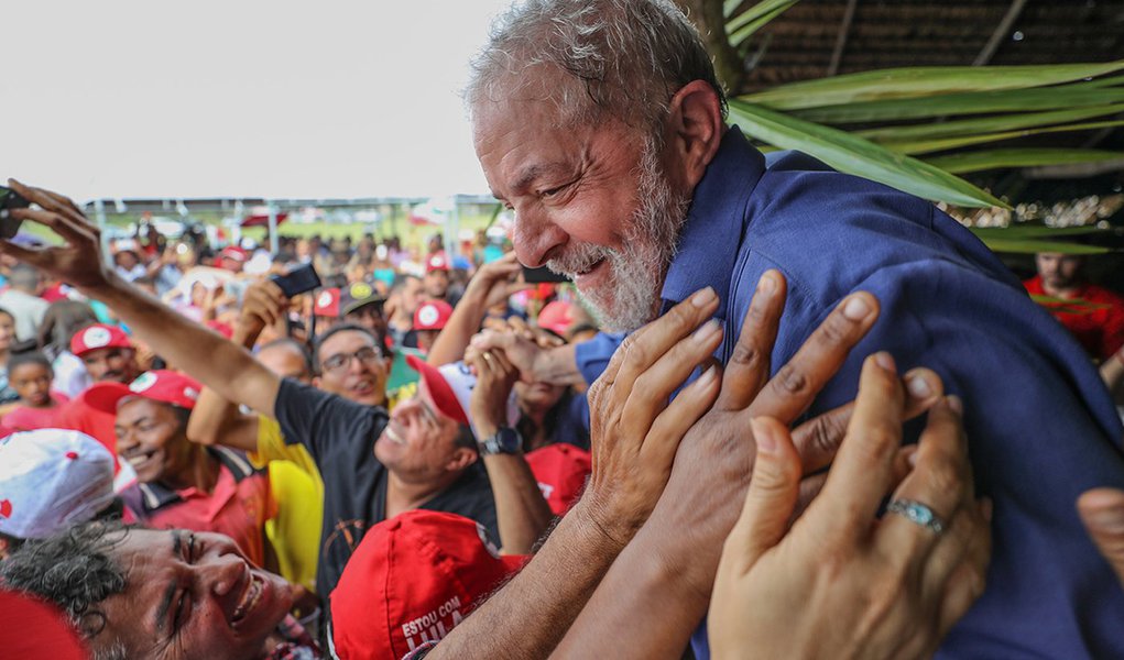 20/08/2017- Lula durante visita ao Acampamento Valdir Macedo do MST no município de Jandaíra Foto: Ricardo Stuckert (Foto: Paulo Moreira Leite) www.brasil247.com - 20/08/2017- Lula durante visita ao Acampamento Valdir Macedo do MST no município de Jandaíra Foto: Ricardo Stuckert