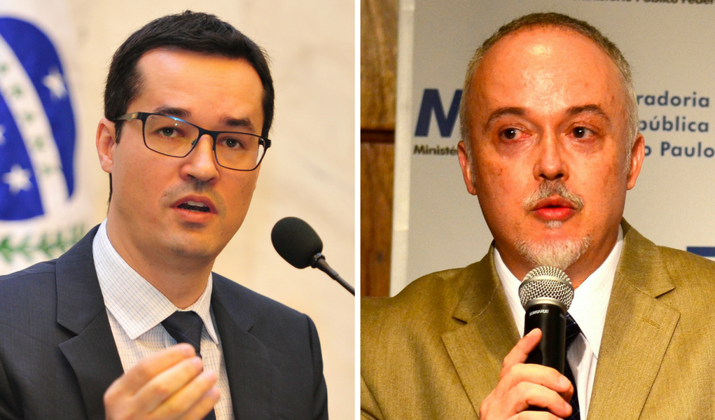 Dallagnol e Carlos Fernanco (Foto: Paulo Emílio) Dallagnol e Carlos Fernanco