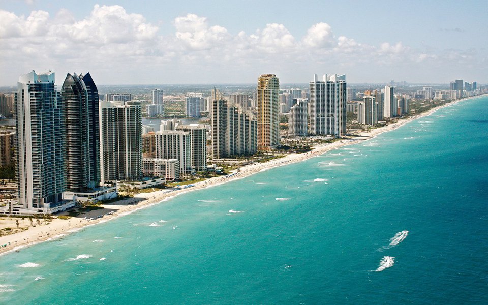 Miami Beach Coast, Florida (Photo by Hoberman Collection/UIG via Getty Images) (Foto: Giuliana Miranda) Miami Beach Coast, Florida (Photo by Hoberman Collection/UIG via Getty Images)