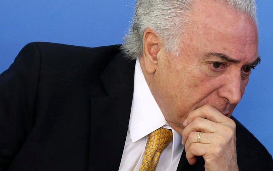 Presidente Temer participa de cerimônia no Palácio do Planalto 12/7/2017 REUTERS/Adriano Machado (Foto: José Barbacena) Presidente Temer participa de cerimônia no Palácio do Planalto 12/7/2017 REUTERS/Adriano Machado