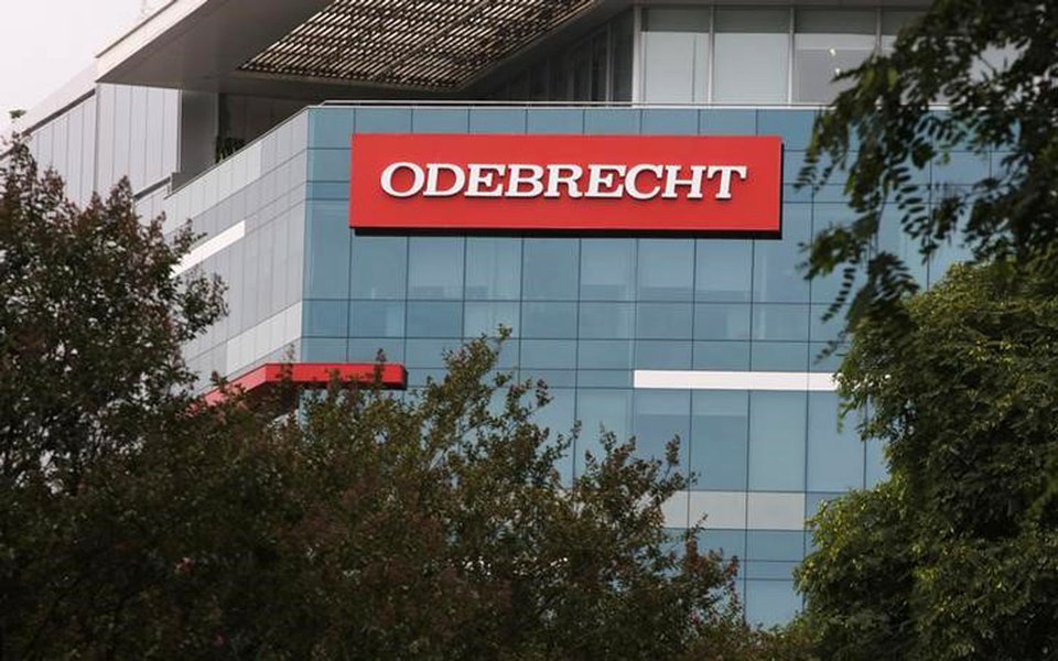 Logo da construtora brasileira Odebrecht em Lima, no Peru 24/01/2017 REUTERS/Guadalupe Pardo (Foto: Paulo Emílio) Logo da construtora brasileira Odebrecht em Lima, no Peru 24/01/2017 REUTERS/Guadalupe Pardo