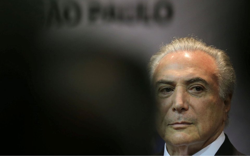 Presidente Michel Temer, durante cerimônia em São Paulo 07/08/2017 REUTERS/Paulo Whitaker (Foto: Chico Vigilante) Presidente Michel Temer, durante cerimônia em São Paulo 07/08/2017 REUTERS/Paulo Whitaker