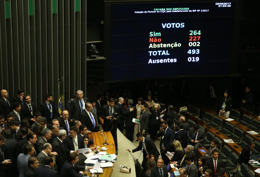 Câmara denúncia Temer (Foto: Giuliana Miranda) Câmara denúncia Temer