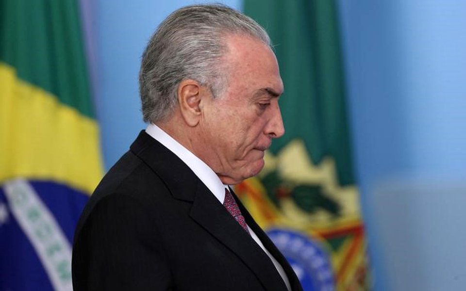 Temer no Palácio do Planalto 27/7/2017 REUTERS/Adriano Machado (Foto: Gisele Federicce) Temer no Palácio do Planalto 27/7/2017 REUTERS/Adriano Machado