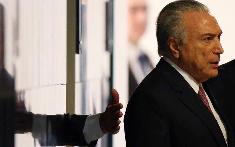 Presidente Michel Temer chega para cerimônia no Palácio do Planalto, em Brasília 27/07/2017 REUTERS/Adriano Machado (Foto: Euler Costa) Presidente Michel Temer chega para cerimônia no Palácio do Planalto, em Brasília 27/07/2017 REUTERS/Adriano Machado