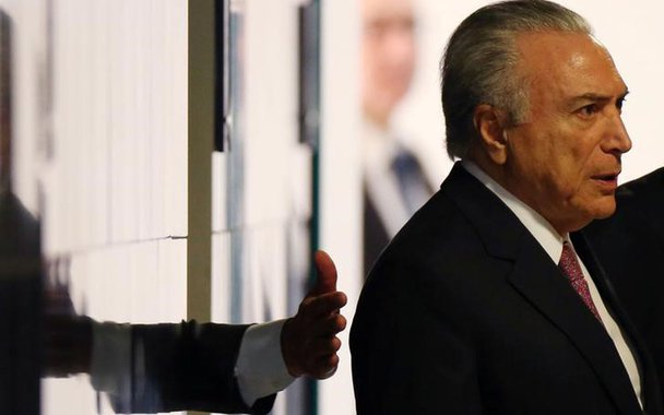 Presidente Michel Temer chega para cerimônia no Palácio do Planalto, em Brasília 27/07/2017 REUTERS/Adriano Machado (Foto: Euler Costa) Presidente Michel Temer chega para cerimônia no Palácio do Planalto, em Brasília 27/07/2017 REUTERS/Adriano Machado