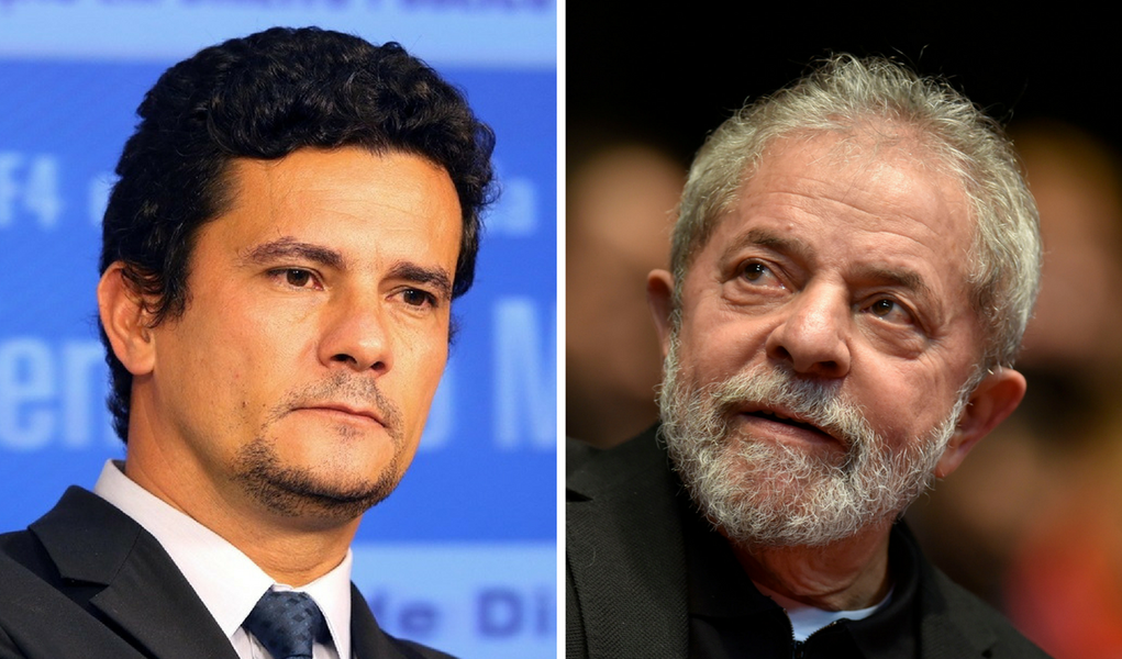 Moro e Lula (Foto: Nêggo Tom) Moro e Lula