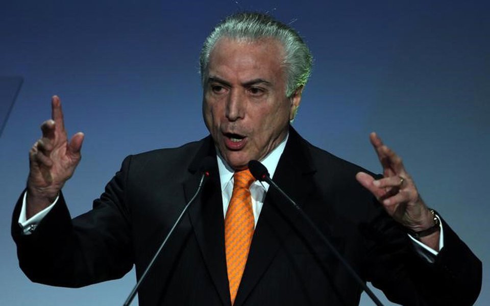 Presidente Michel Temer 30/05/2017 REUTERS/Paulo Whitaker (Foto: José Barbacena) Presidente Michel Temer 30/05/2017 REUTERS/Paulo Whitaker