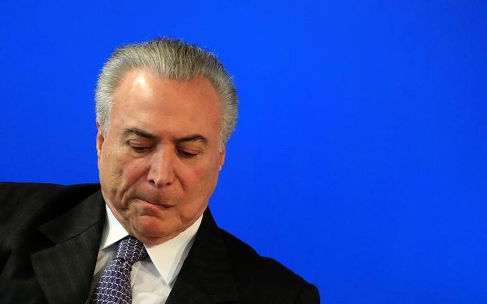Presidente Michel Temer durante cerimônia, em São Paulo 08/08/2017 REUTERS/Leonardo Benassatto (Foto: Edison Brito) Presidente Michel Temer durante cerimônia, em São Paulo 08/08/2017 REUTERS/Leonardo Benassatto