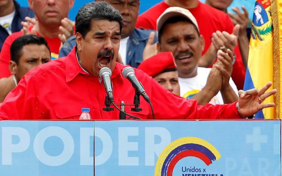 Presidente da Venezuela, Nicolás Maduro, discursa em evento de campanha em Caracas 27/07/2017 REUTERS/Carlos Garcias Rawlins (Foto: Paulo Emílio) Presidente da Venezuela, Nicolás Maduro, discursa em evento de campanha em Caracas 27/07/2017 REUTERS/Carlos Garcias Rawlins
