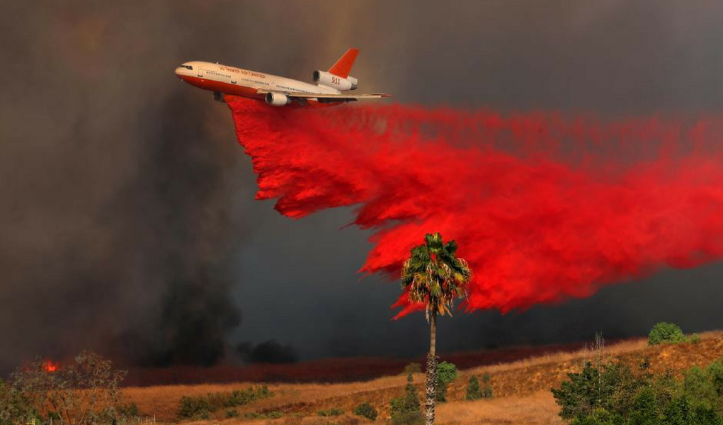 california, incêndio (Foto: Giuliana Miranda) california, incêndio