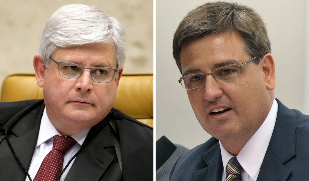 Rodrigo Janot e Fernando Segovia (Foto: Giuliana Miranda) Rodrigo Janot e Fernando Segovia