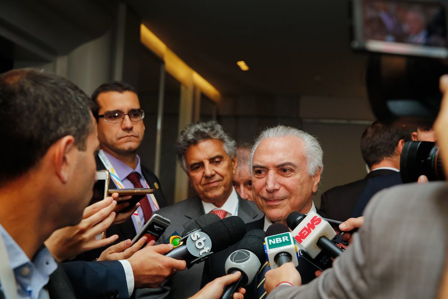 (Hamburgo - Alemanha, 07/07/2017) Coletiva de imprensa do Presidente da República, Michel. Fotos: RogérioMelo/PR (Foto: Jose Carlos de Assis) (Hamburgo - Alemanha, 07/07/2017) Coletiva de imprensa do Presidente da República, Michel. Fotos: RogérioMelo/PR