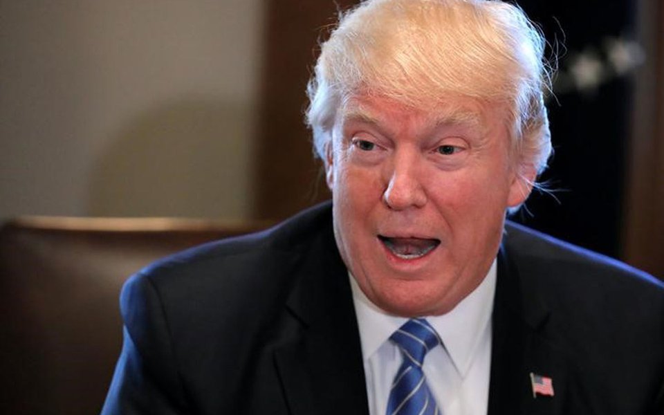 Donald Trump durante reunião na Casa Branca 23/3/2017 REUTERS/Carlos Barria (Foto: Paulo Emílio) Donald Trump durante reunião na Casa Branca 23/3/2017 REUTERS/Carlos Barria