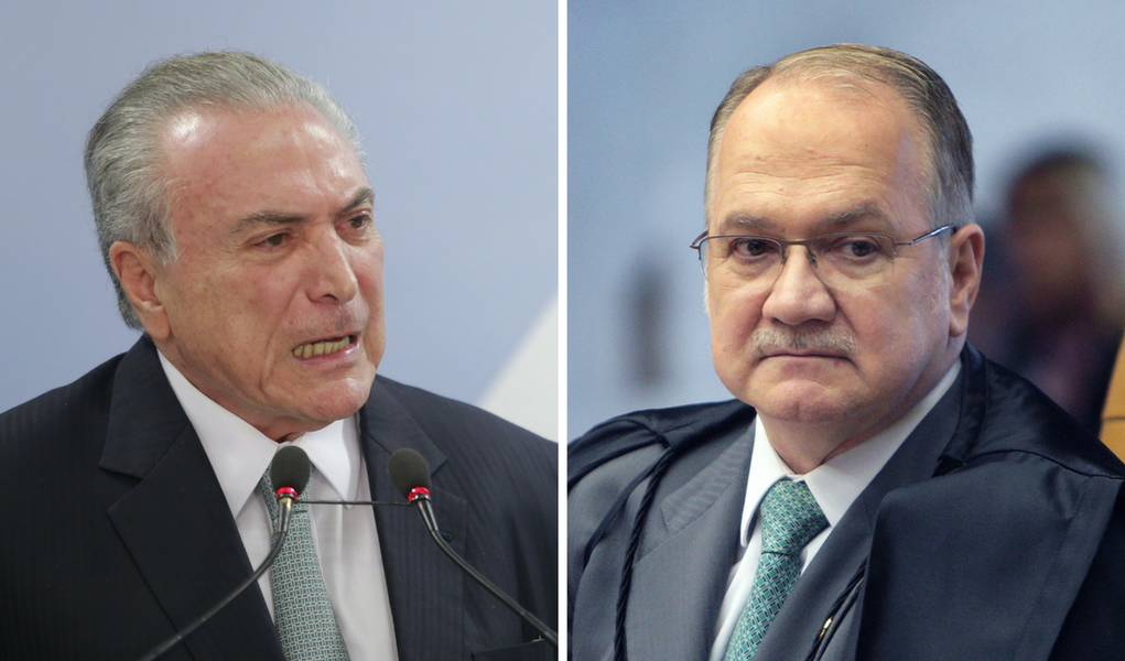 Temer e Fachin (Foto: Charles Nisz) Temer e Fachin