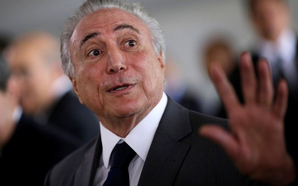 Temer durante evento no Itamaraty 6/4/2017 REUTERS/Ueslei Marcelino (Foto: Giuliana Miranda) Temer durante evento no Itamaraty 6/4/2017 REUTERS/Ueslei Marcelino