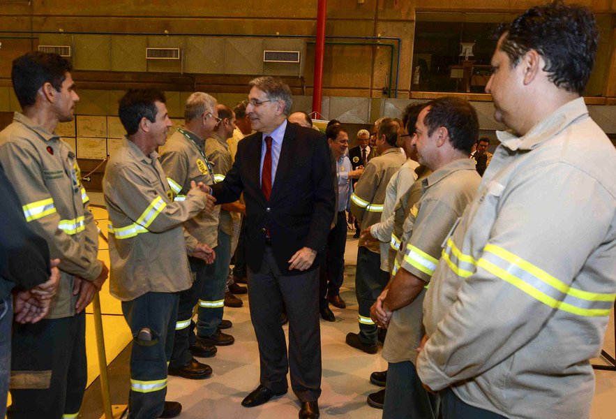 Governador, Fernando Pimentel visita a Usina Hidrelétrica de Miranda no Triângulo Mineiro. Data: 18-08-2017 Local: Indianópolis-MG Crédito Gil Leonardi/Imprensa MG (Foto: Gisele Federicce) Governador, Fernando Pimentel visita a Usina Hidrelétrica de Miranda no Triângulo Mineiro. Data: 18-08-2017 Local: Indianópolis-MG Crédito Gil Leonardi/Imprensa MG