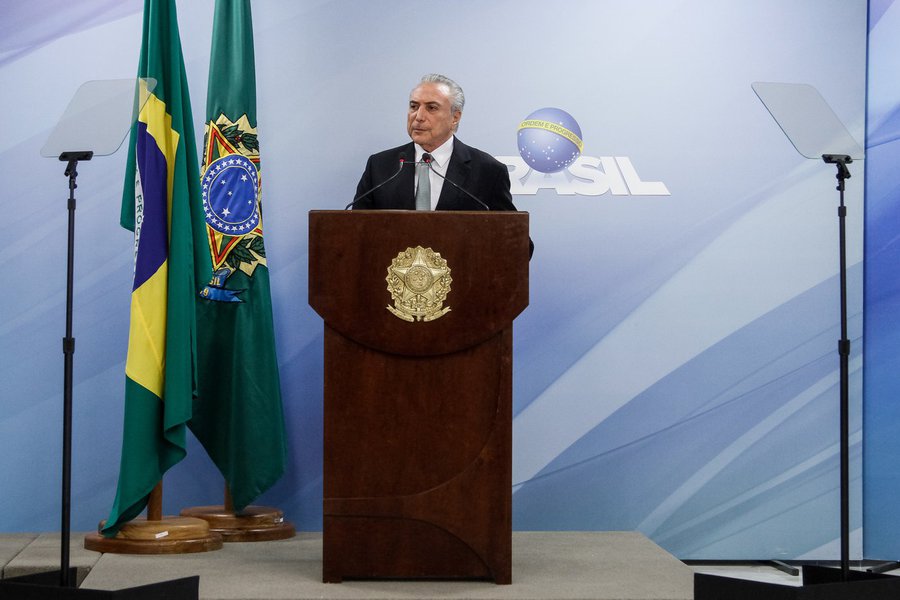 (Brasília - DF, 18/05/2017) Pronunciamento do Presidente da República, Michel Temer à imprensa. Foto: Isac Nóbrega/PR (Foto: Leonardo Attuch) (Brasília - DF, 18/05/2017) Pronunciamento do Presidente da República, Michel Temer à imprensa. Foto: Isac Nóbrega/PR
