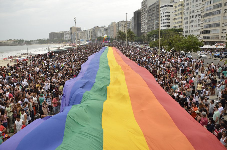 Parada gay (Foto: Paulo Emílio) Parada gay