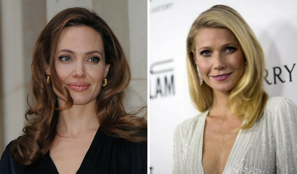 Angelina Jolie e Gwyneth Patrow (Foto: Giuliana Miranda) Angelina Jolie e Gwyneth Patrow