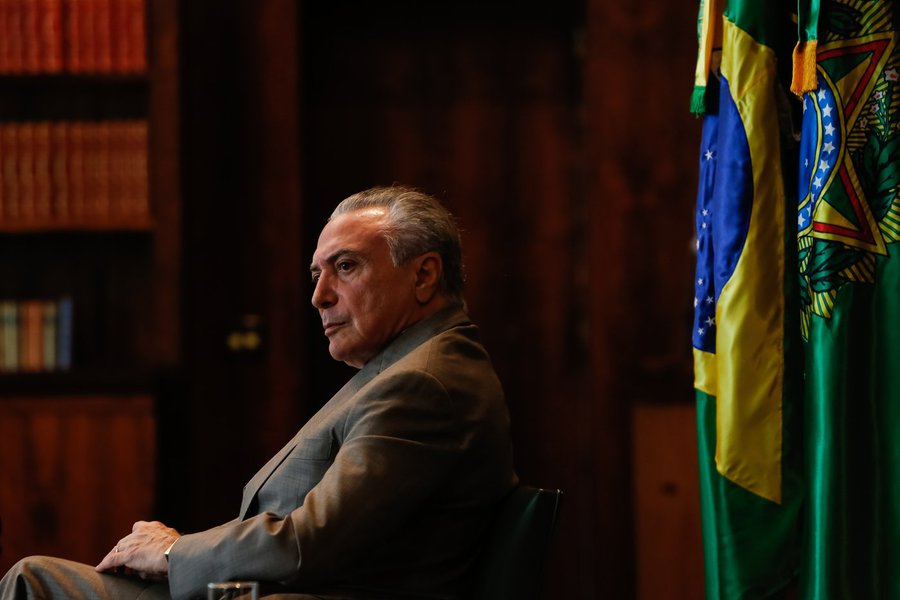 (Brasília - DF, 15/05/2017) Presidente Michel Temer durante entrevista para o programa Frente a Frente da Rede Vida. Foto: Marcos Corrêa/PR (Foto: Aquiles Lins) (Brasília - DF, 15/05/2017) Presidente Michel Temer durante entrevista para o programa Frente a Frente da Rede Vida. Foto: Marcos Corrêa/PR