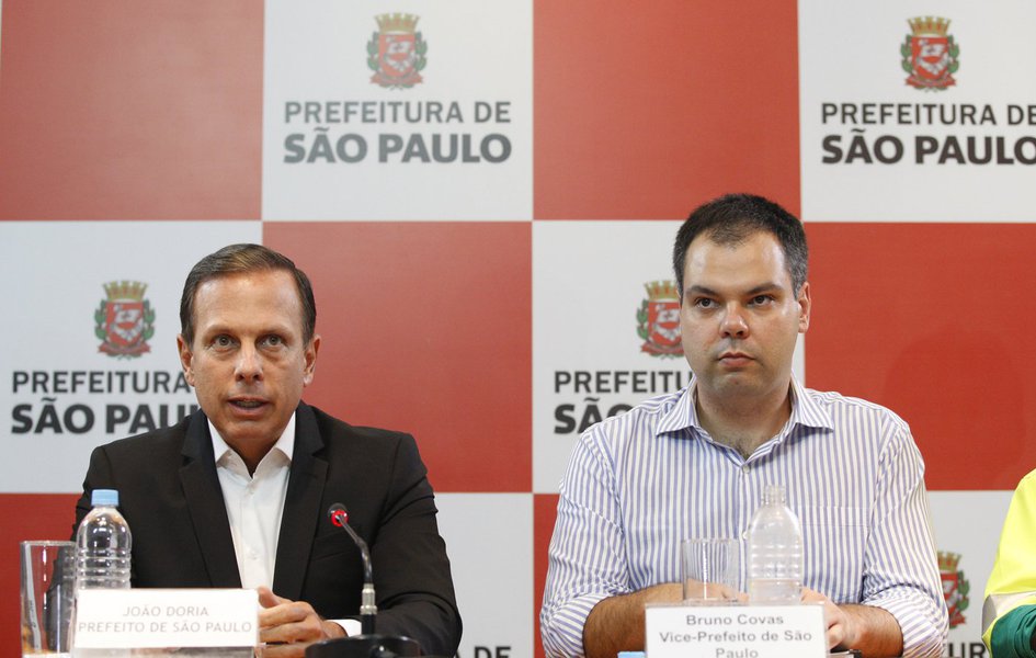 Joao doria e Bruno covas (Foto: Luiz Henrique Dias) Joao doria e Bruno covas