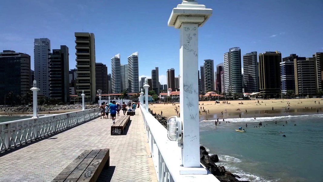Praia de Iracema, Fortaleza (CE) (Foto: Paulo Emílio) Praia de Iracema, Fortaleza (CE)