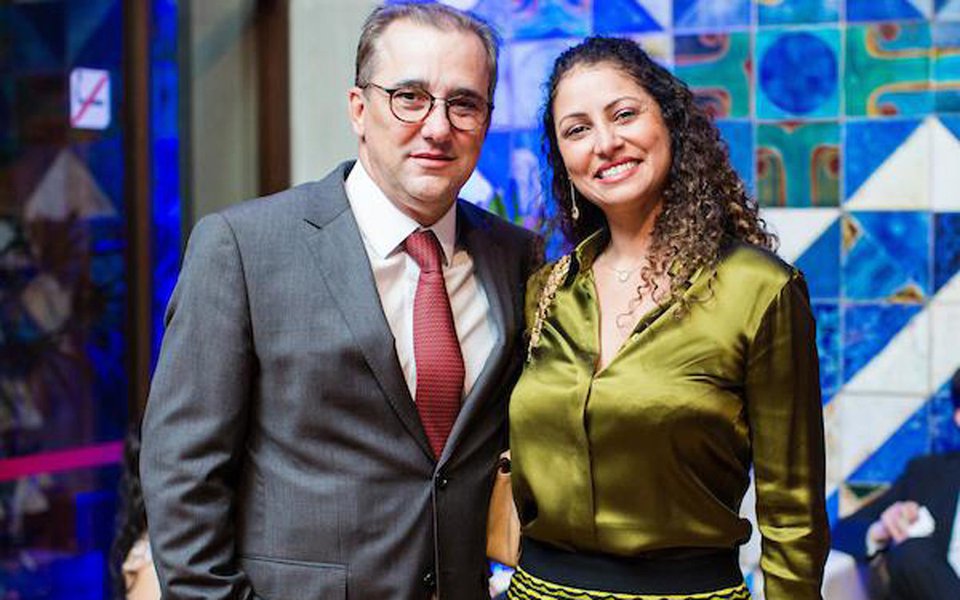 Admar Gonzaga e Elida Gonzaga (Foto: Paulo Emílio) Admar Gonzaga e Elida Gonzaga