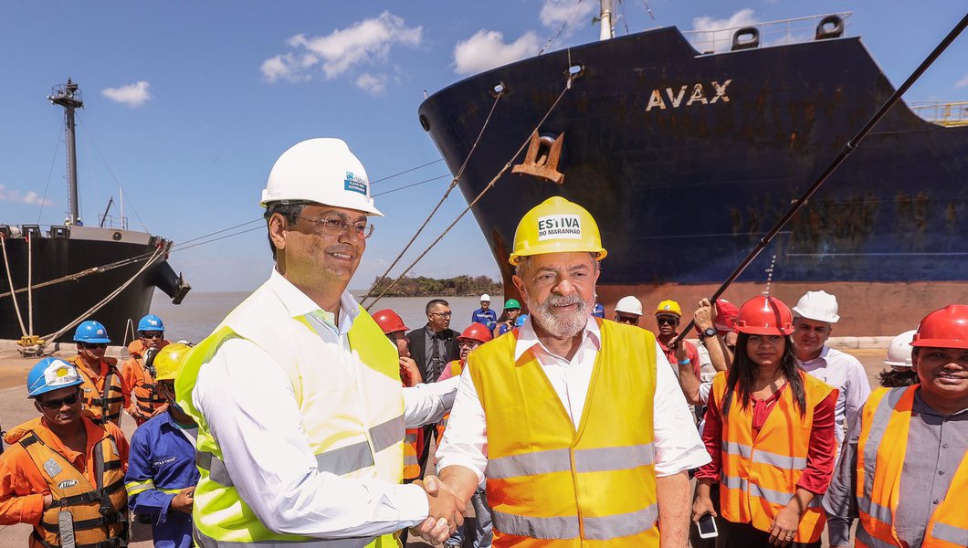05/09/2017- Visita ao porto do itaqui Foto: Ricardo Stuckert (Foto: Charles Nisz) 05/09/2017- Visita ao porto do itaqui Foto: Ricardo Stuckert