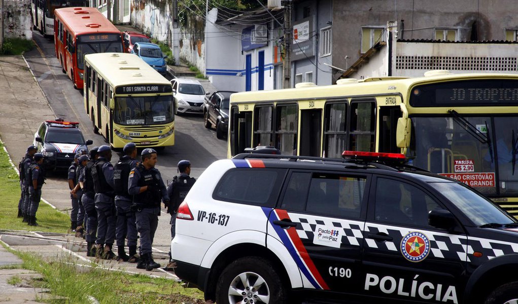 O Batalhão Tiradentes, mais novo grupamento da Polícia Militar do Maranhão (PMMA), iniciou este mês um trabalho especializado no combate aos assaltos a ônibus. Foto: Handson Chagas/Secap (Foto: Charles Nisz) O Batalhão Tiradentes, mais novo grupamento da Polícia Militar do Maranhão (PMMA), iniciou este mês um trabalho especializado no combate aos assaltos a ônibus. Foto: Handson Chagas/Secap