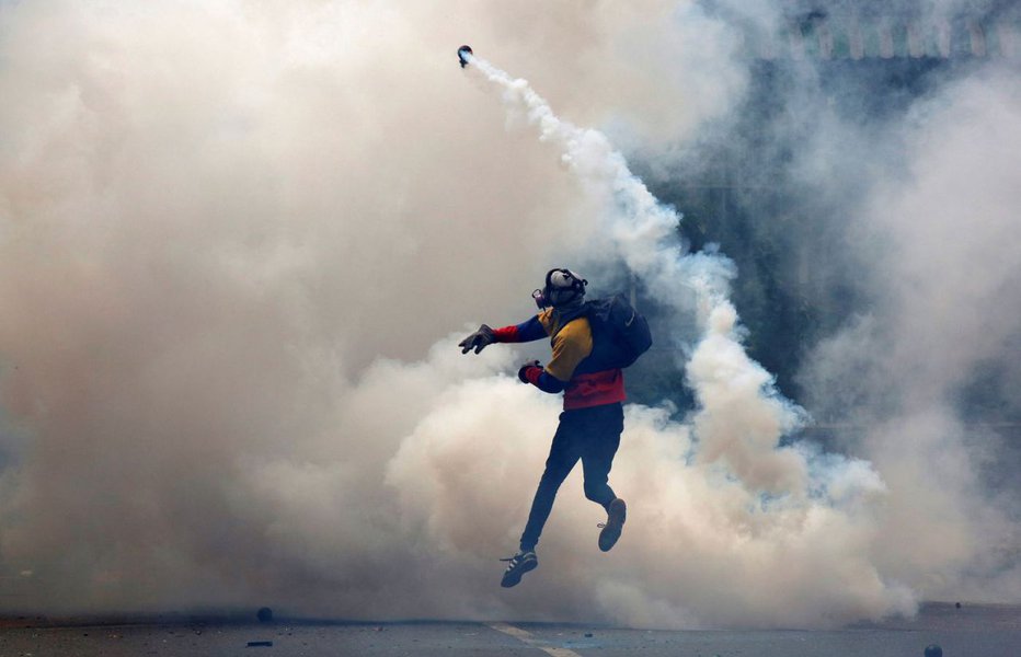 Protestos contra governo de Nicolás Maduro, em Caracas, Venezuela (Foto: Paulo Emílio) Protestos contra governo de Nicolás Maduro, em Caracas, Venezuela