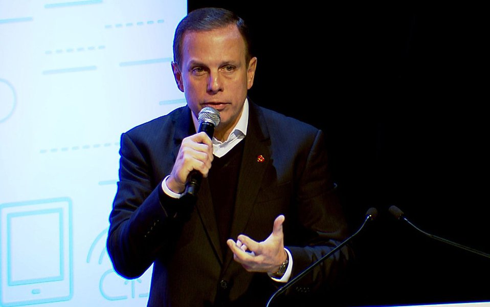 Doria, em evento no Instituto Tomie Ohtake (Foto: Leonardo Attuch) Doria, em evento no Instituto Tomie Ohtake