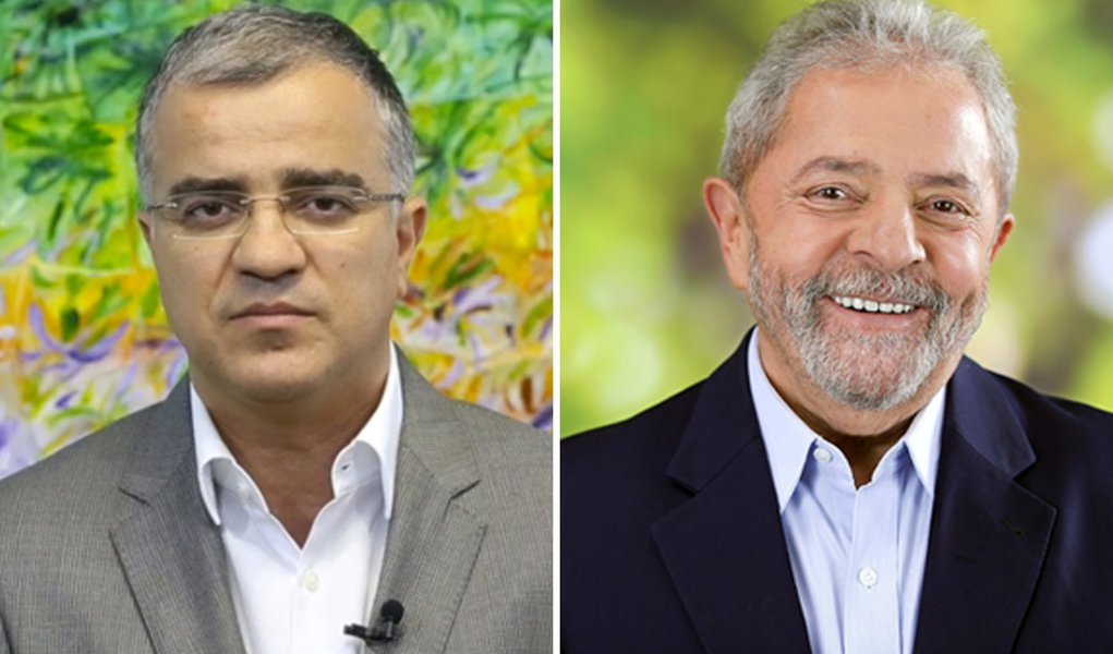 Jornalista Kennedy Alencar e ex-presidente Luiz Inácio Lula da Silva (Foto: Paulo Emílio) Jornalista Kennedy Alencar e ex-presidente Luiz Inácio Lula da Silva