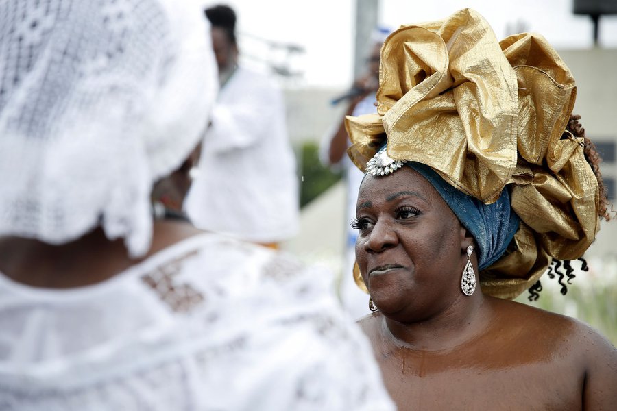 Dia da Consciência Negra, manifestação contra o racismo e intolerância (Foto: Giuliana Miranda) Dia da Consciência Negra, manifestação contra o racismo e intolerância