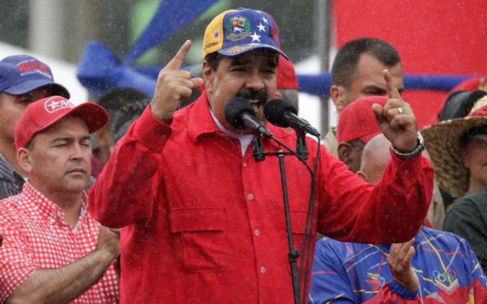 Maduro faz discurso em Caracas 9/3/2017 REUTERS/Marco Bello (Foto: Giuliana Miranda) Maduro faz discurso em Caracas 9/3/2017 REUTERS/Marco Bello
