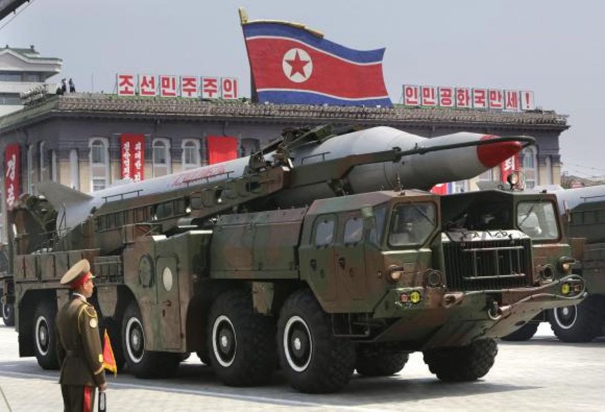 Exército da Coreia do Norte (Foto: Paulo Emílio) Exército da Coreia do Norte