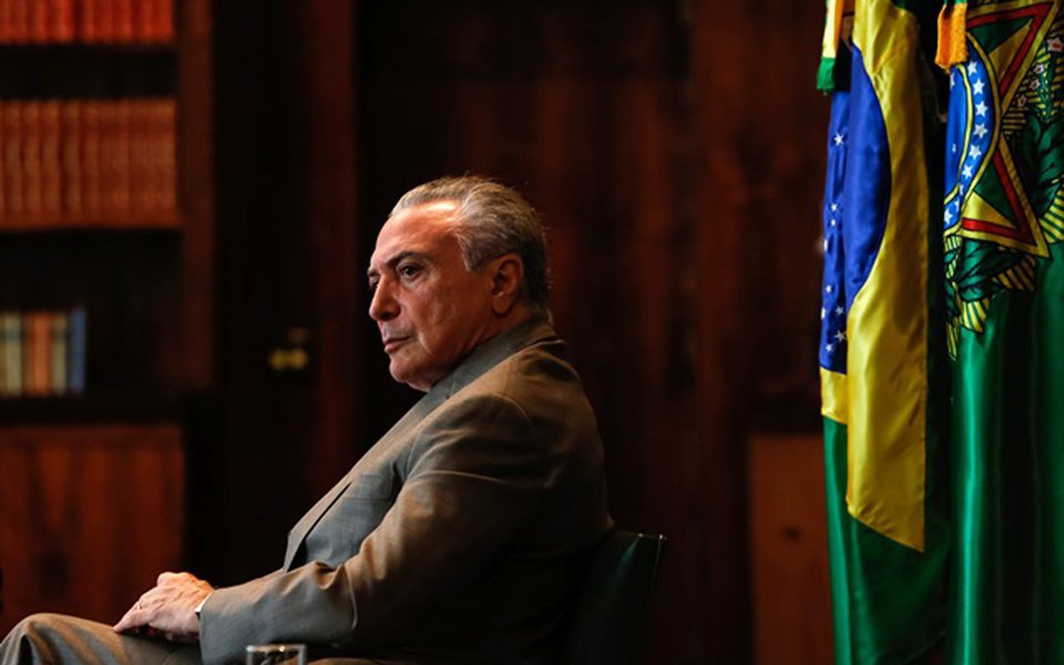15/05/2017- Bras�lia - DF, Brasil- Presidente Michel Temer durante entrevista para o programa Frente a Frente da Rede Vida. Foto: Marcos Corr�a/PR (Foto: Emir Sader) 15/05/2017- Bras�lia - DF, Brasil- Presidente Michel Temer durante entrevista para o programa Frente a Frente da Rede Vida. Foto: Marcos Corr�a/PR