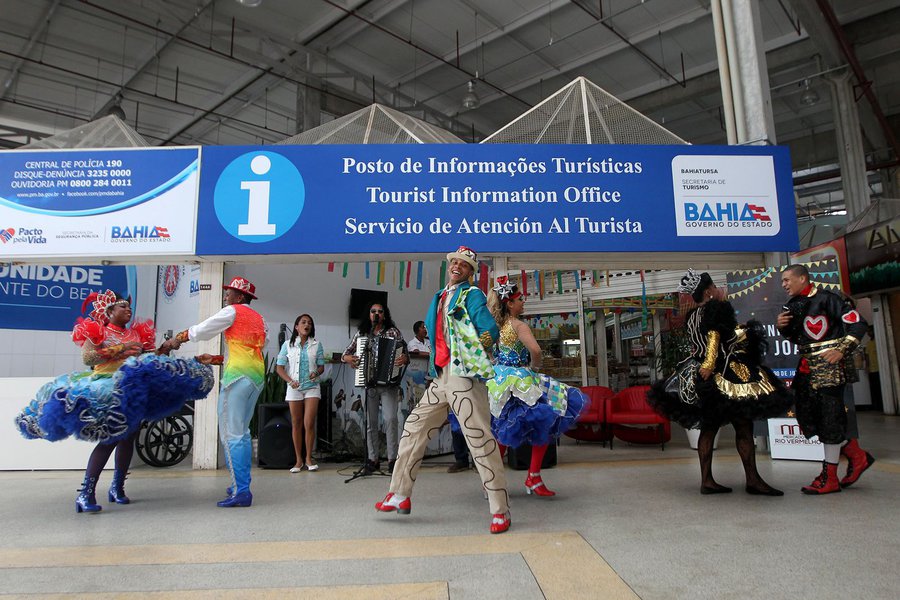 Prévia do X Campeonato de Quadrilhas Juninas da Bahia, no Mercado do Rio Vermelho (Foto: Romulo Faro) Prévia do X Campeonato de Quadrilhas Juninas da Bahia, no Mercado do Rio Vermelho