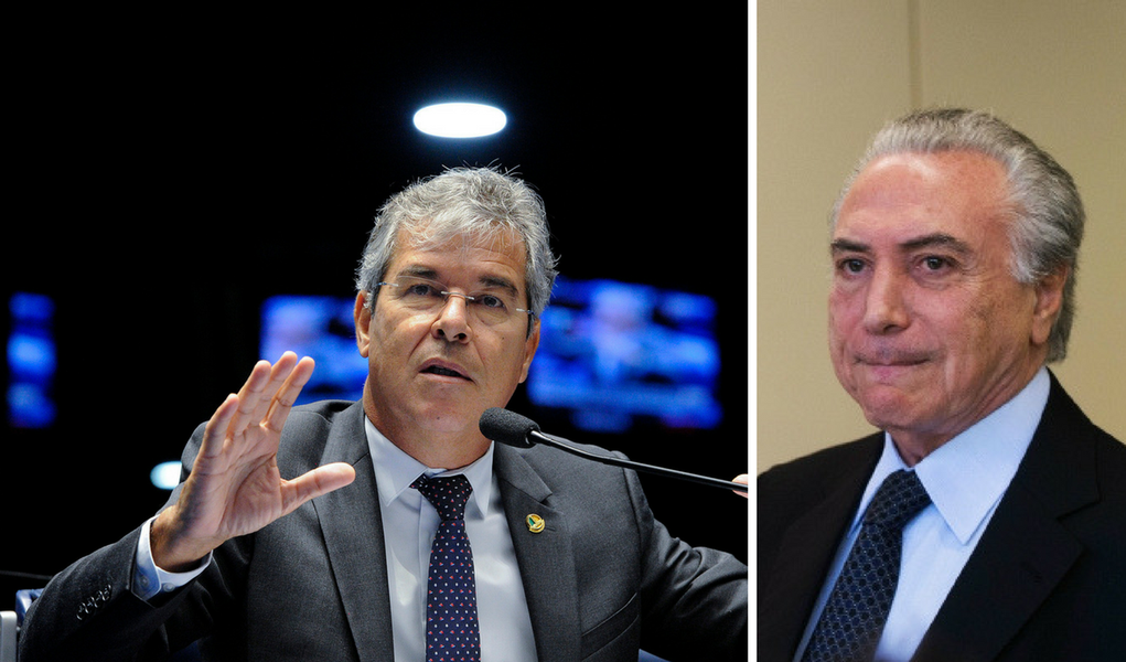 Jorge Viana e Michel Temer (Foto: Tereza Cruvinel) www.brasil247.com - Jorge Viana e Michel Temer
