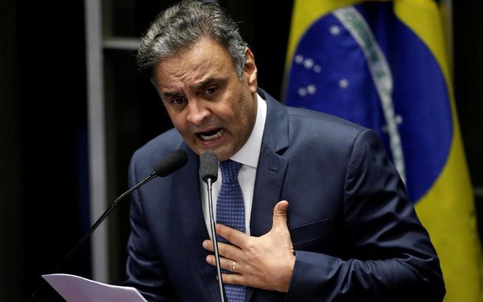 Aécio Neves discursa no Senado 04/07/2017 REUTERS/Ueslei Marcelino (Foto: Giuliana Miranda) Aécio Neves discursa no Senado 04/07/2017 REUTERS/Ueslei Marcelino