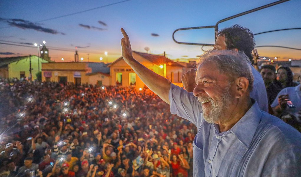 30/08/2017- Lula visita a cidade de Cedro (CE) Foto: Ricardo Stuckert (Foto: Paulo Emílio) 30/08/2017- Lula visita a cidade de Cedro (CE) Foto: Ricardo Stuckert