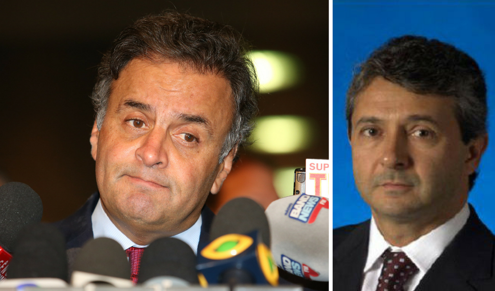 Fred (Frederico Pacheco) e Aécio Neves (Foto: Giuliana Miranda) Fred (Frederico Pacheco) e Aécio Neves
