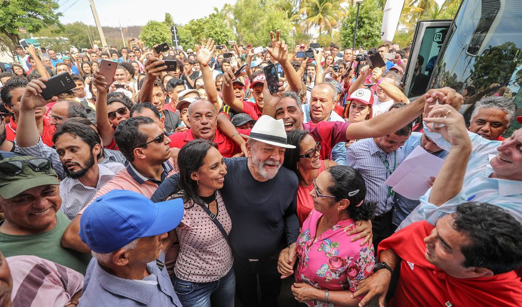 26/10/2017- Lula visita o campus de Salinas do Instituto Federal do Norte Foto: Ricardo Stuckert (Foto: Aquiles Lins) 26/10/2017- Lula visita o campus de Salinas do Instituto Federal do Norte Foto: Ricardo Stuckert